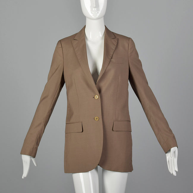 2000s Helmut Lang Tan Blazer
