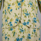 1960s Spring Skirt Suit in Floral Print