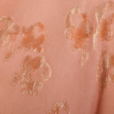 OSFM 1920s Pink Silk Devoré  Marabou Feather Trim Bed Jacket