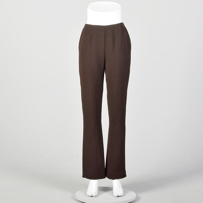 Small Juliana Collezione Brown Bootcut Pants