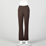 Small Juliana Collezione Brown Bootcut Pants