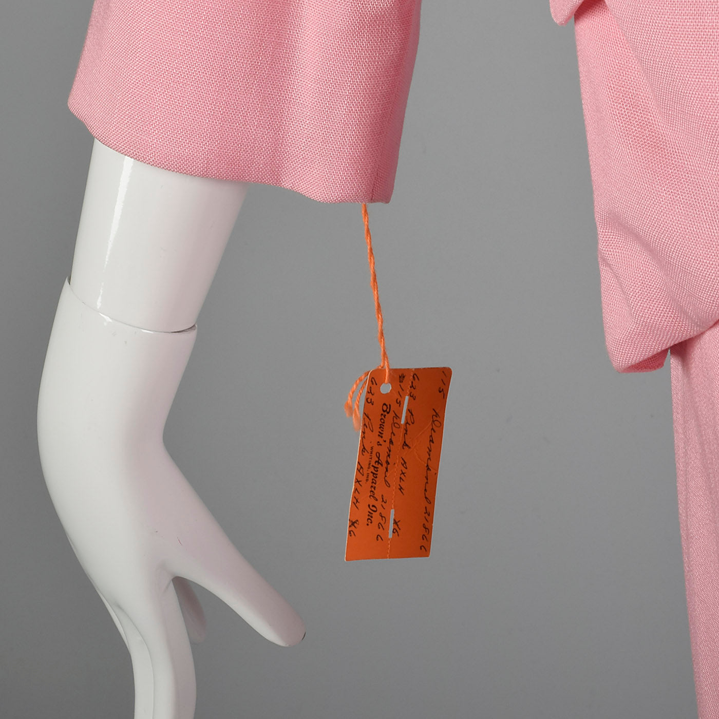 1960s Lilli Diamond Deadstock Pink Wiggle Dress and Jacket Set