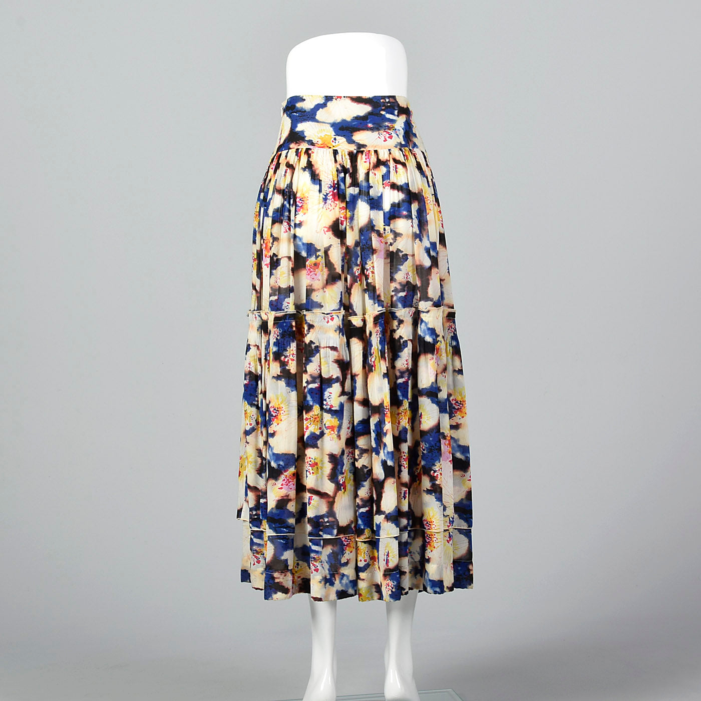 1990s Diane Von Furstenberg Peasant Skirt