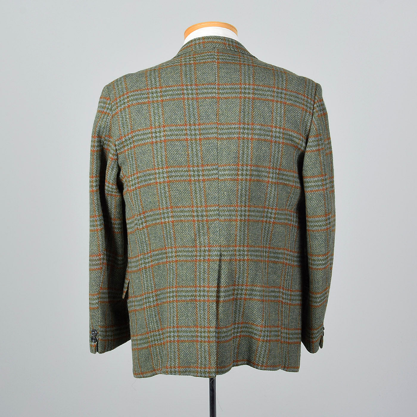 1960s Green Plaid Jacket