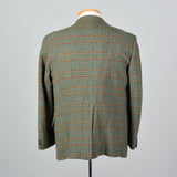 1960s Green Plaid Jacket