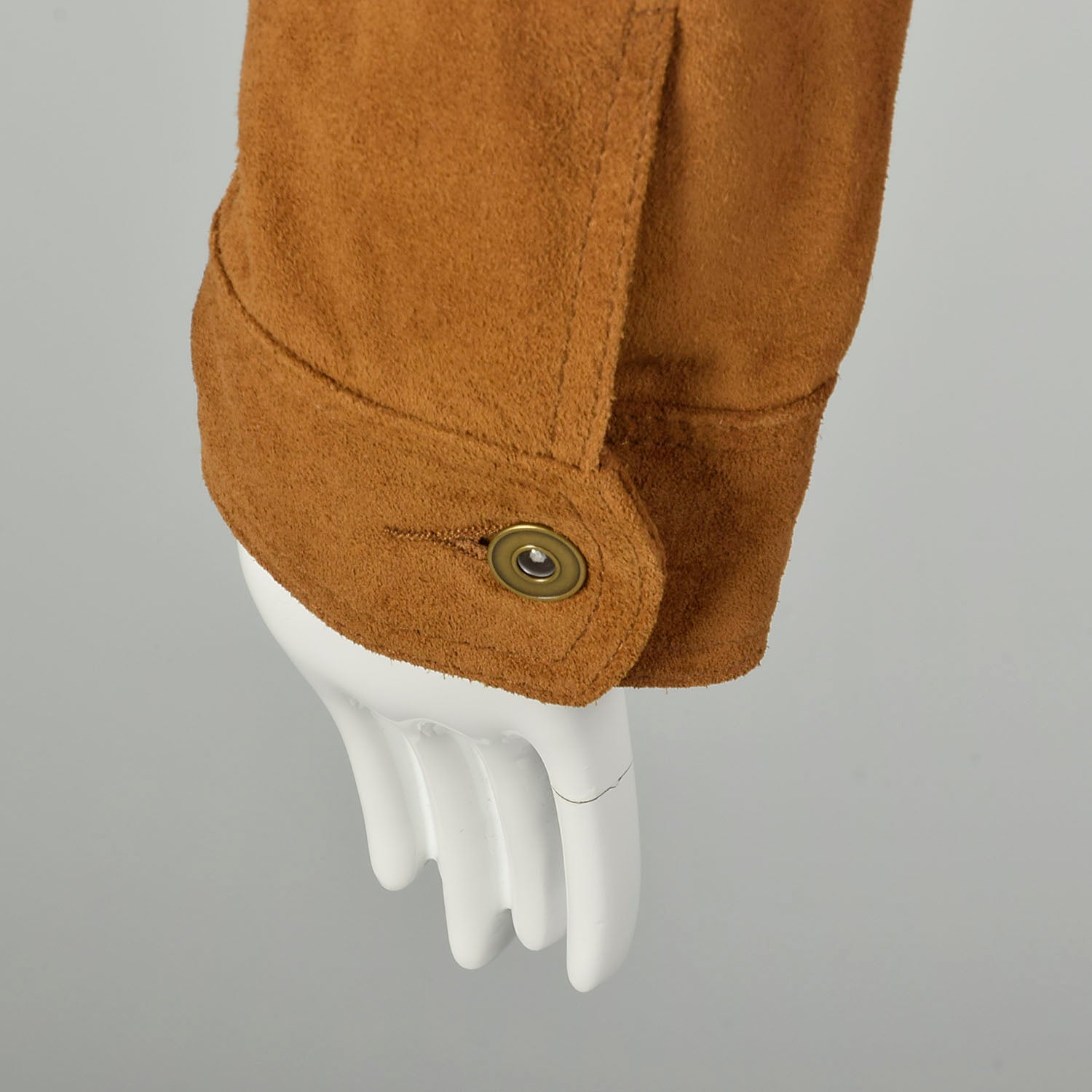 The Territory Ahead Brown Suede Jacket with Donut Buttons