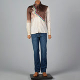 1970s Nik Nik Rainbow Cameo Disco Shirt