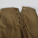 Small 1940s Men's Olive Military Pants