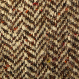 Medium 1950s Brown Wool Atomic Fleck Tweed Coat