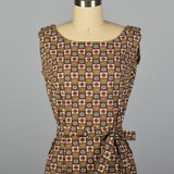 1960s Cotton Dress with Matching Collar