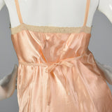 1930s Pink Slip with Wide Lace Trim