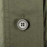 1976 Yves Saint Laurent Russian Collection Loose Green Quilted Jacket