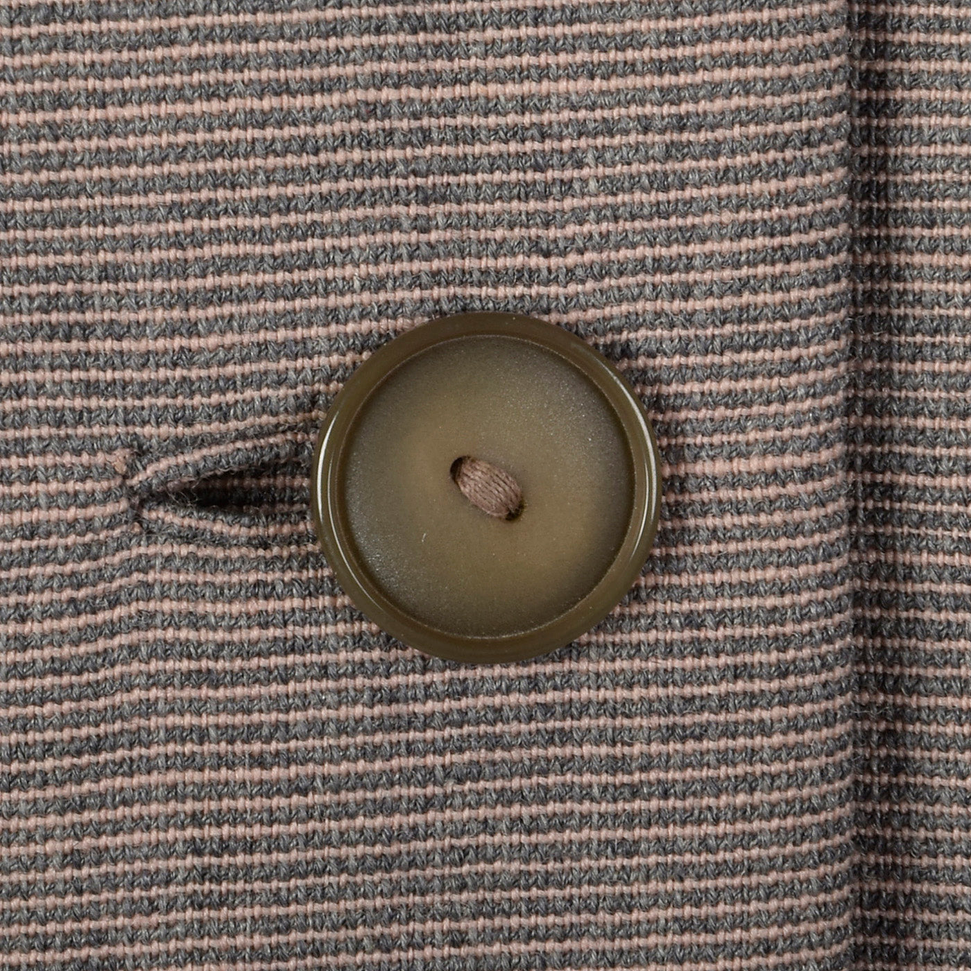 1950s Fitted Blazer in Pink and Gray Stripe