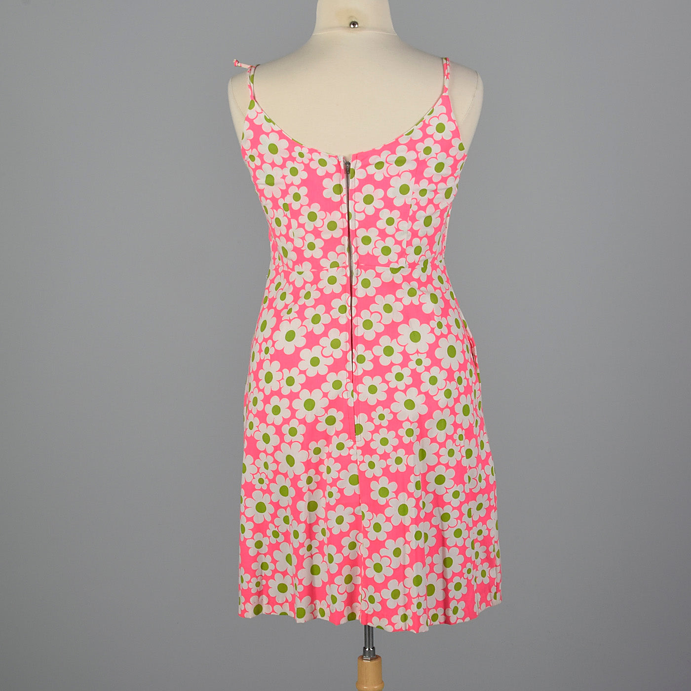 1960s Deadstock Pink Floral Dress