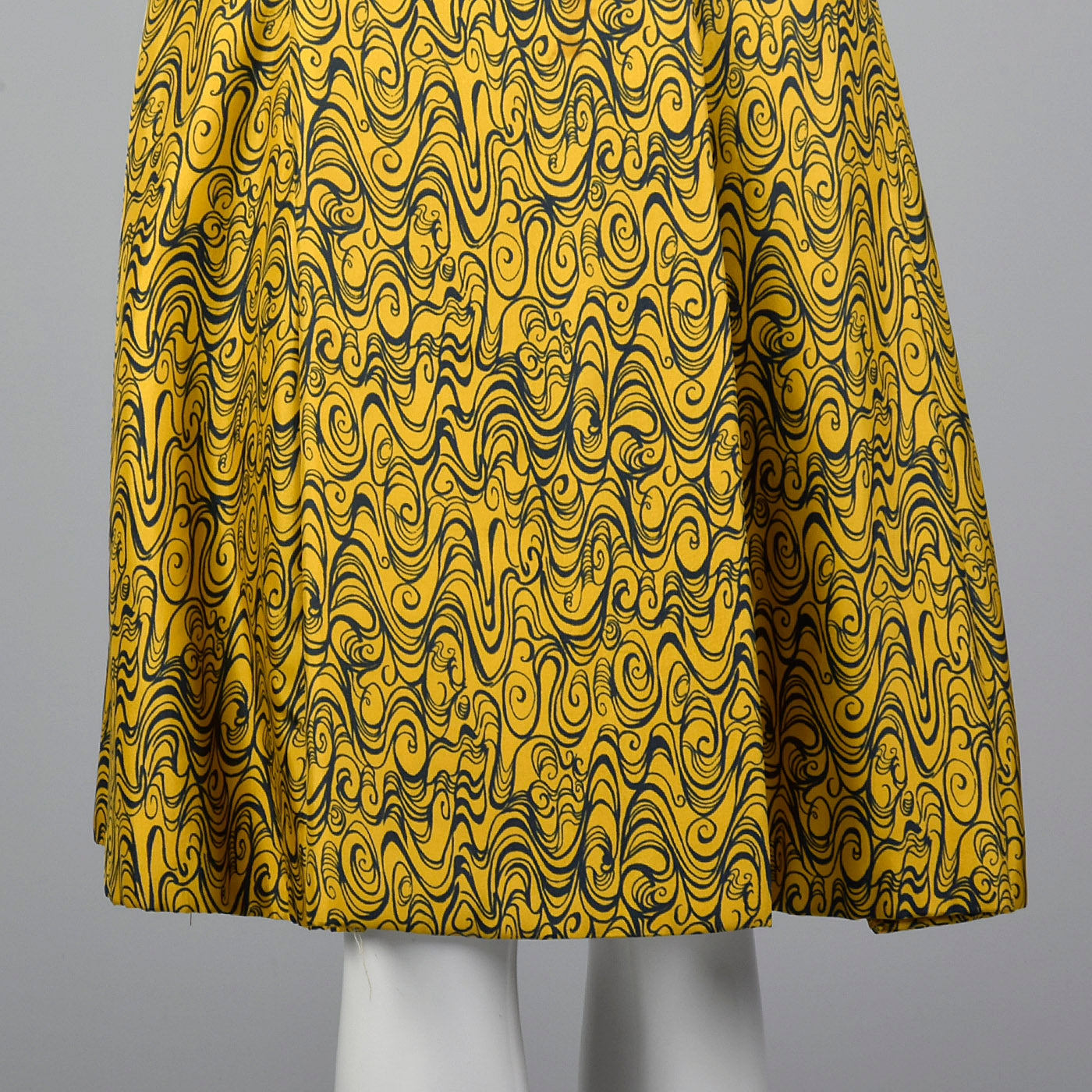 1960s Psychedelic Print Coat Dress