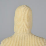 1970s Pendleton Heavy Wool Knit Sweater With Hood