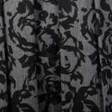 1980s Escada Gray and Black Wool Skirt