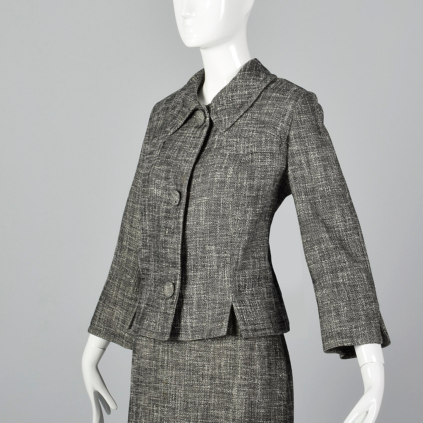 1960s Tweed Skirt Suit