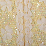 1960s Cardigan with Sequins and Woven Ribbon Design