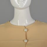 Small 1960s Minimalist Cream Jacket