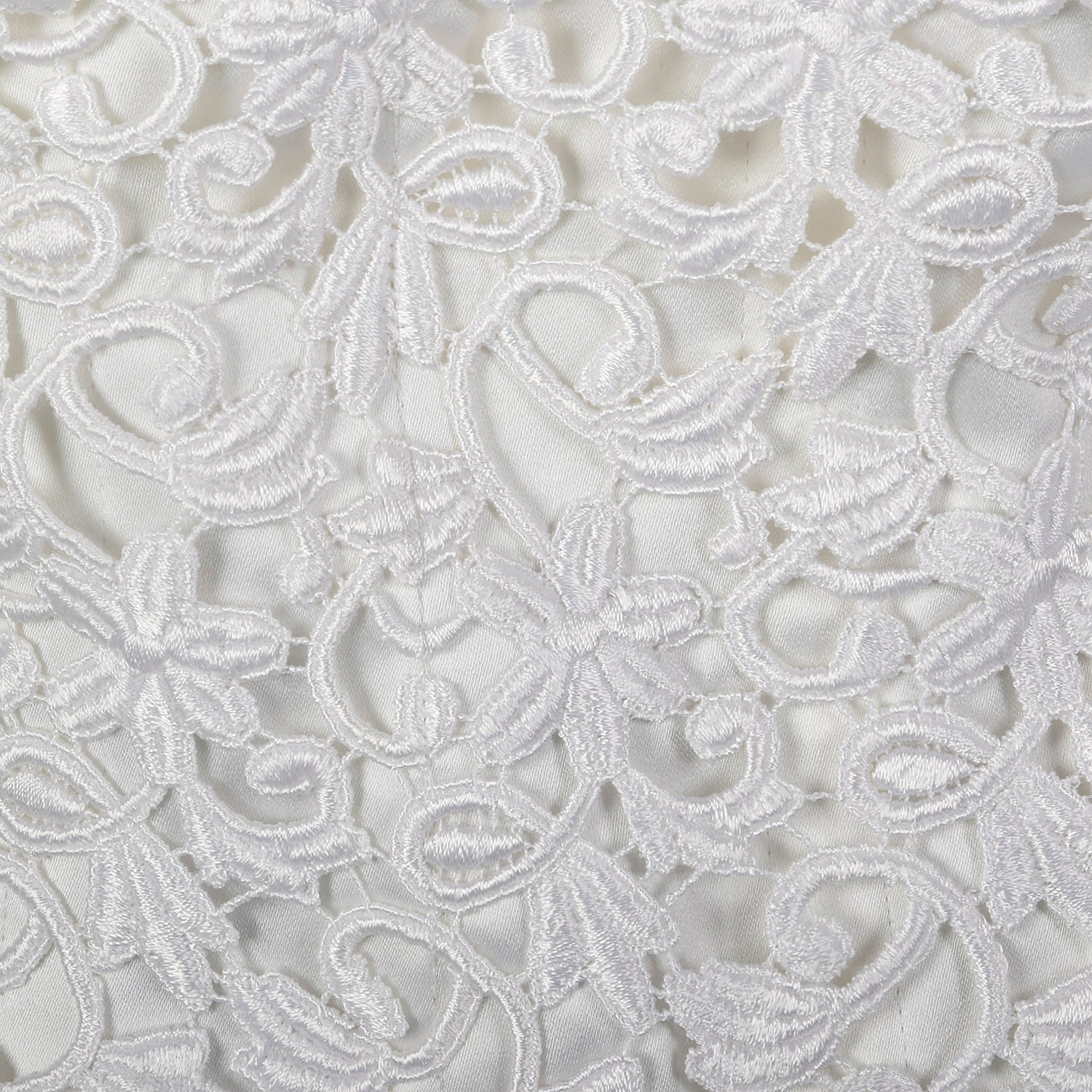 1990s Saks Fifth Ave White Lace Top with Black Mermaid Skirt