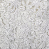 1990s Saks Fifth Ave White Lace Top with Black Mermaid Skirt