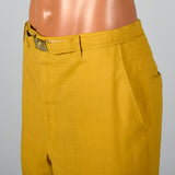 1950s Yellow Gold Golf Pants