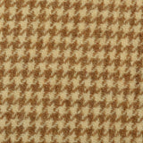 1970s Mens Houndstooth Blazer in Brown Wool