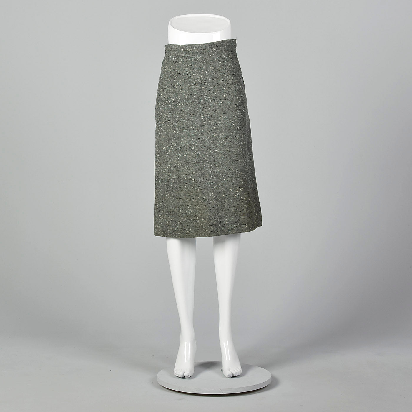 1950s Green Tweed Skirt
