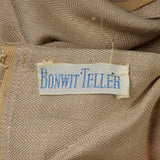 Small 1960s Bonwit Teller Twill Day Dress