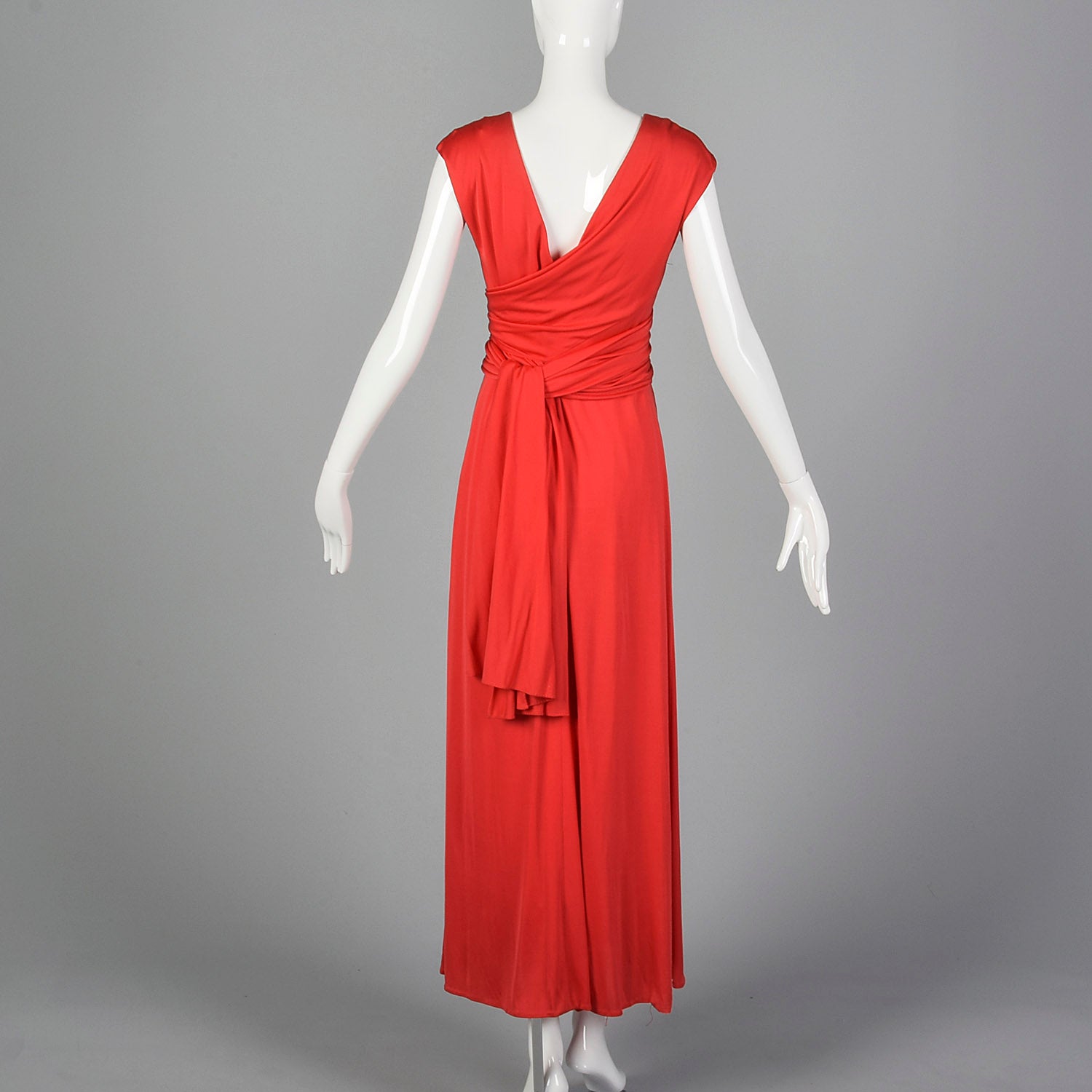 Large 1970s Grecian Maxi Dress