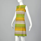 1960s Striped Shift Dress