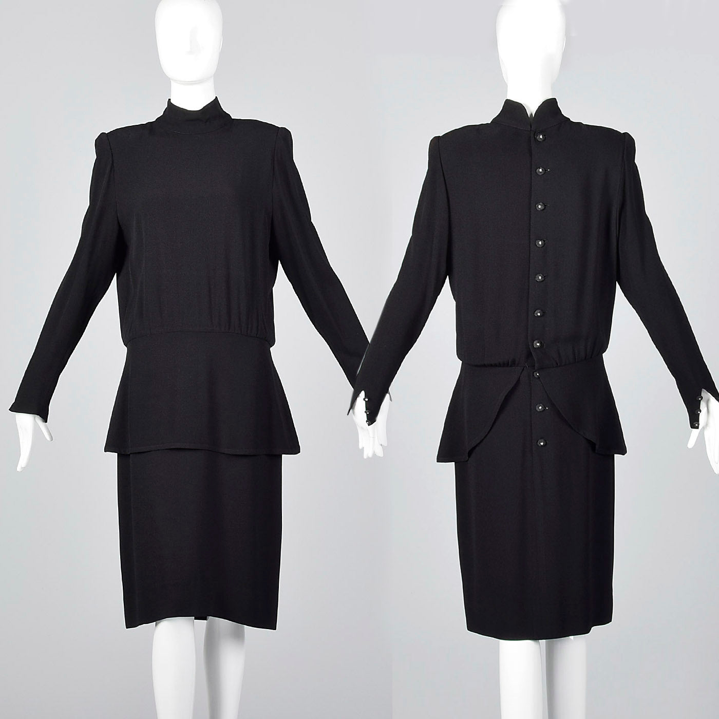 1980s Sonia Rykiel Black Dress