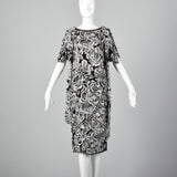 1980s Judith Anne Creations Beaded Two Piece Dress