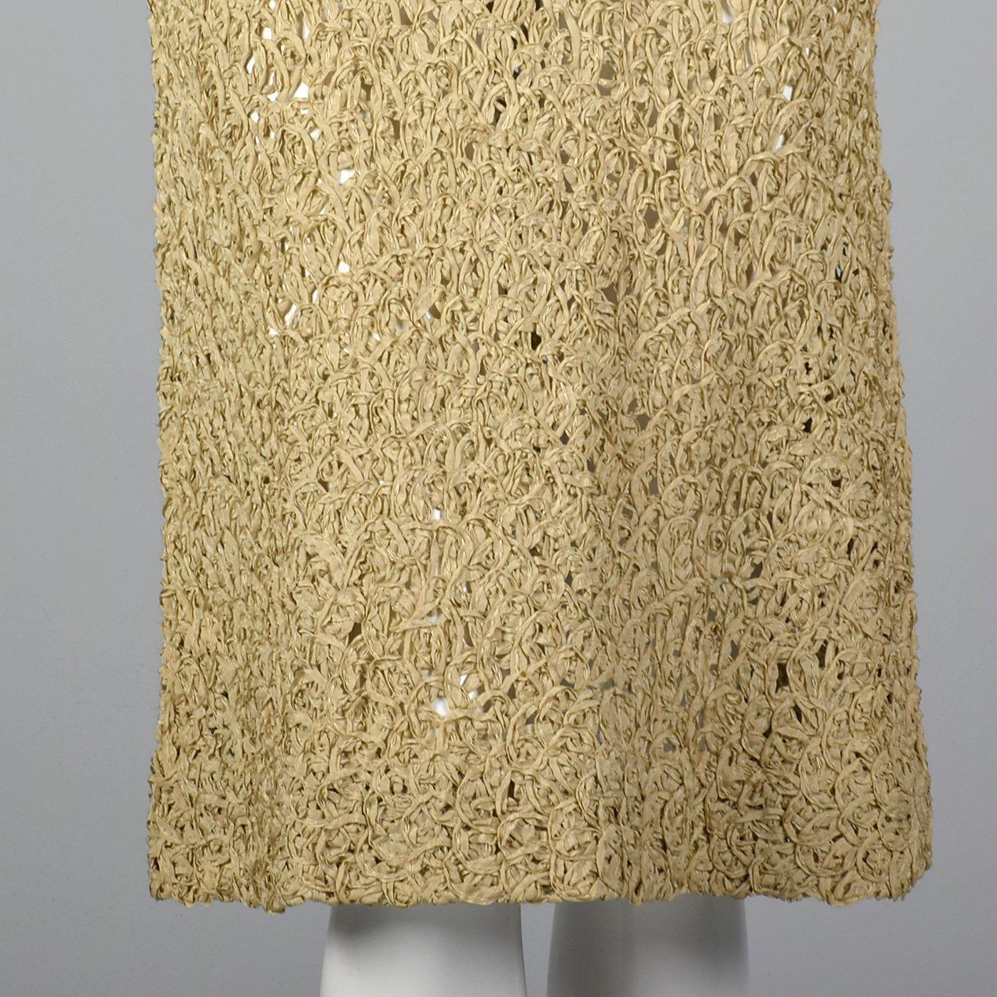 1960s Sheer Summer Ribbon Dress