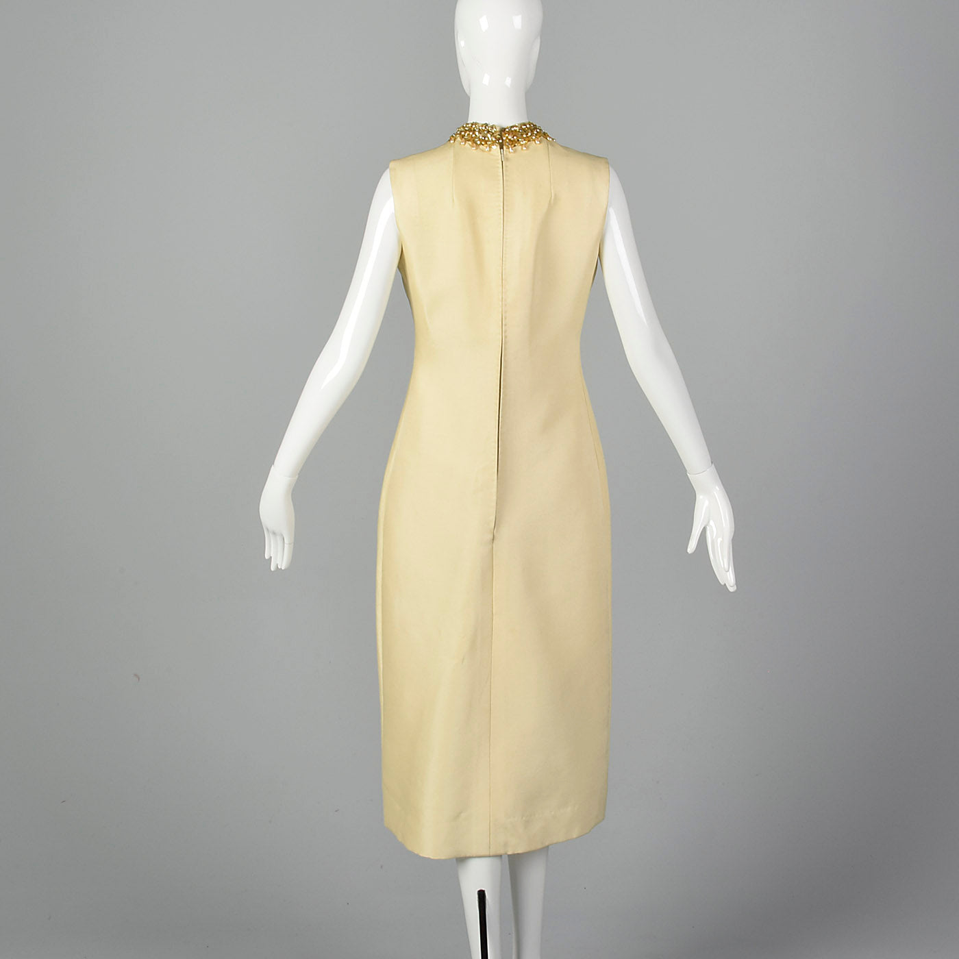 1960s Oscar Rom Space Age Mod Evening Dress with Sheer Bust Panel Style & Salvage 1960s Oscar Rom Space Age Mod Evening Dress with Sheer Bust Panel Style & Salvage