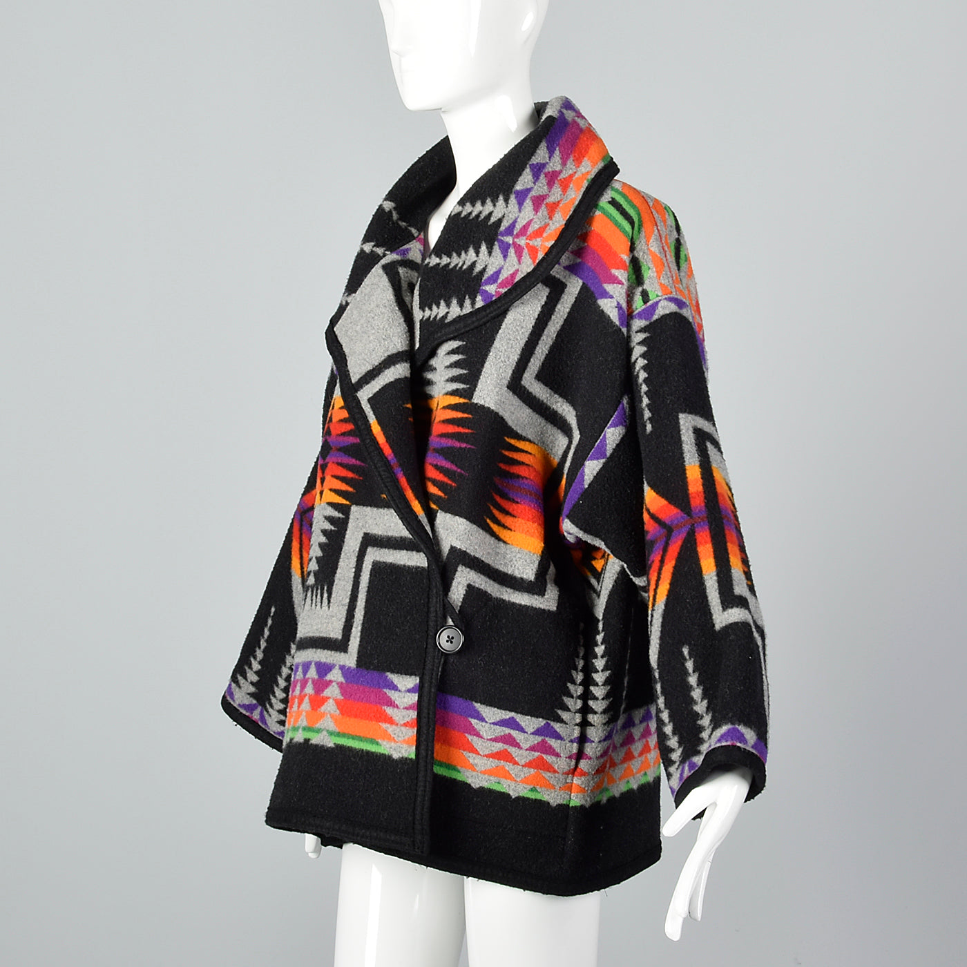 1970s Pendleton Beaver State Blanket Coat