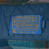 1960s Mens Pendleton Board Shirt in Blue Plaid