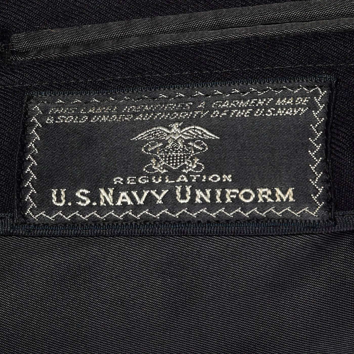1940s United States Navy Wool Trench Coat