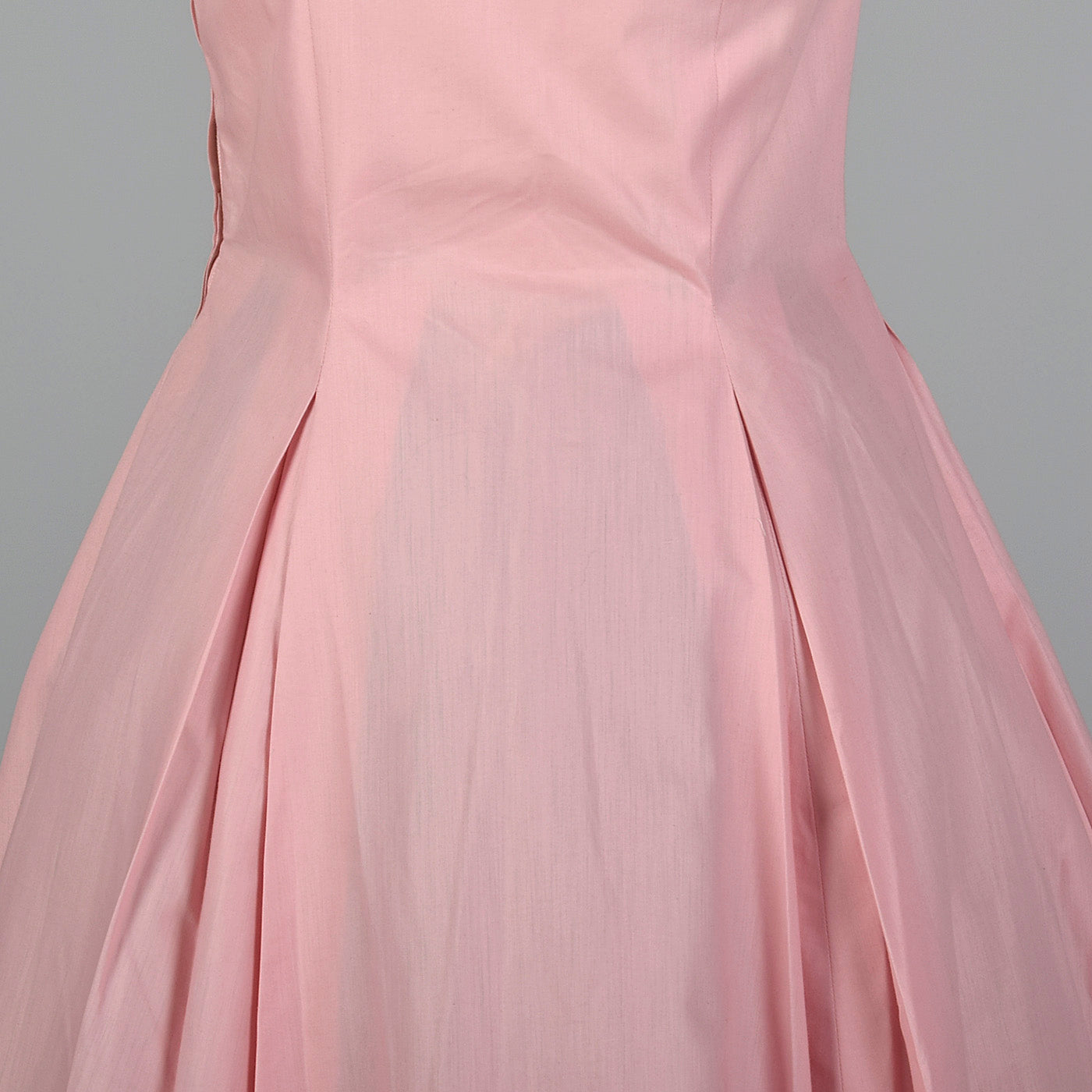 1950s Pink Party Dress with Full Skirt