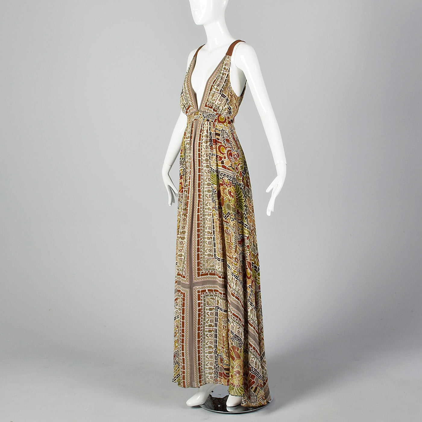 1990s Nicole Miller Sleeveless Silk Dress