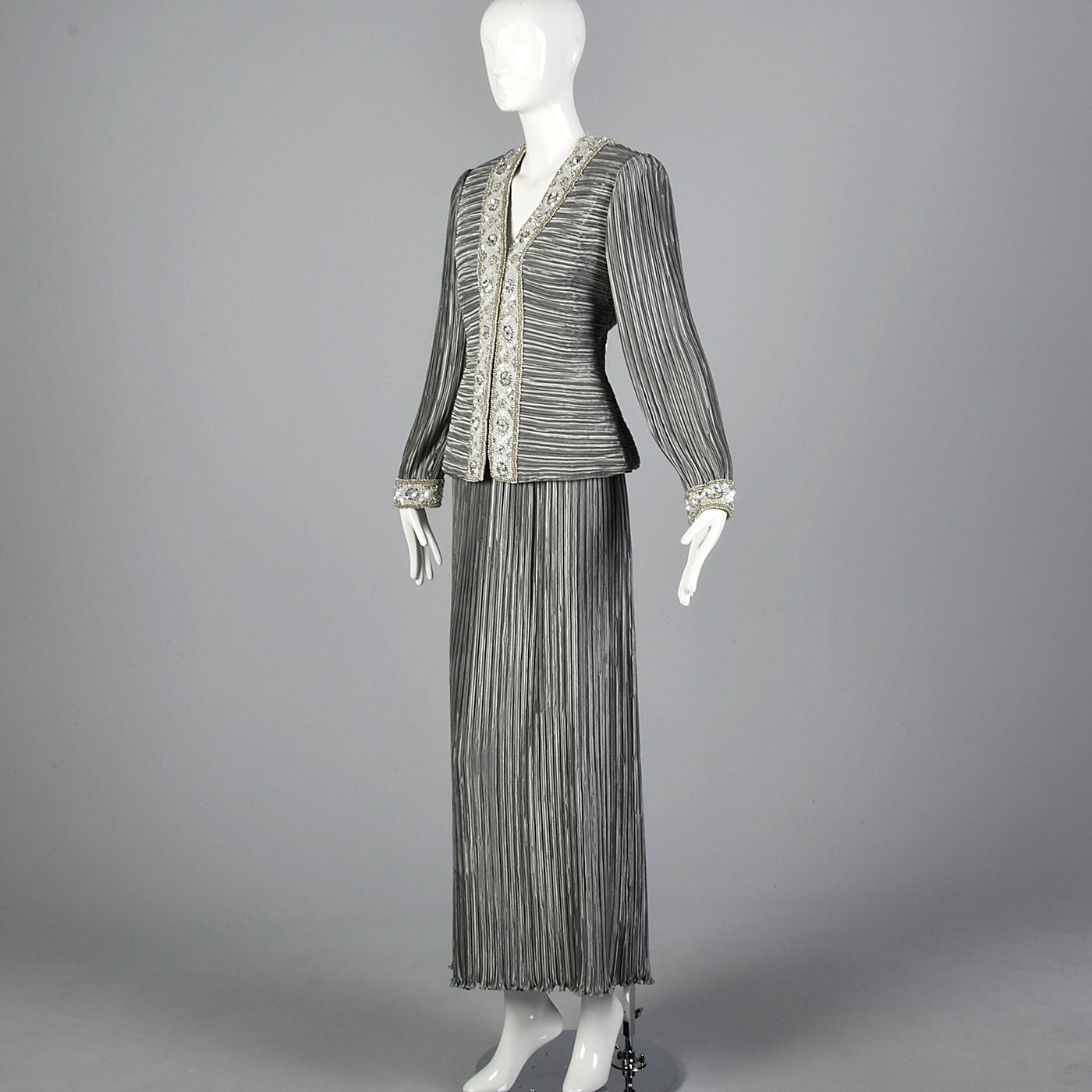1980s Lillie Rubin Two Piece Cocktail Ensemble