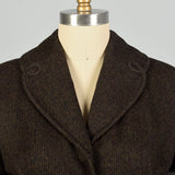Medium 1950s Lilli Ann Skirt Suit Brown Wool Peplum Jacket Hourglass