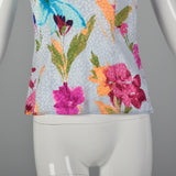 Small Escada 1990s Sleeveless Silk Top