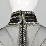 Small Bob Mackie Black Beaded Long Gown