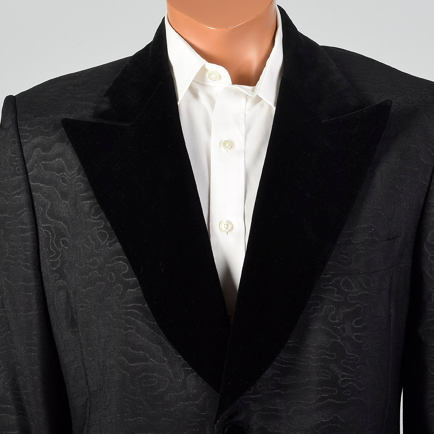 42R 1970s Mens TuxedoTwo Piece Single Button
