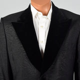 42R 1970s Mens TuxedoTwo Piece Single Button