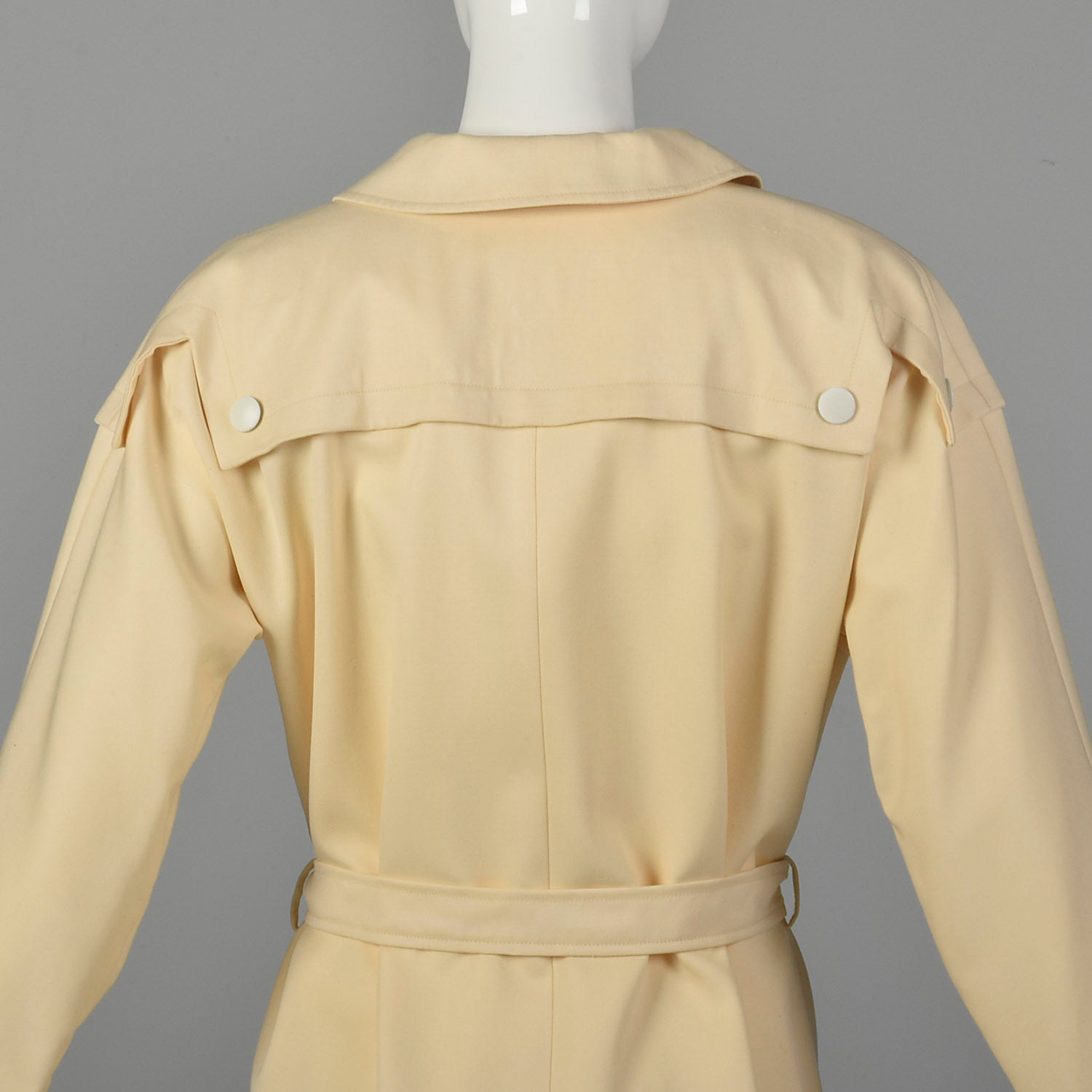 Large Pierre Cardin 1970s Tan Trench Coat