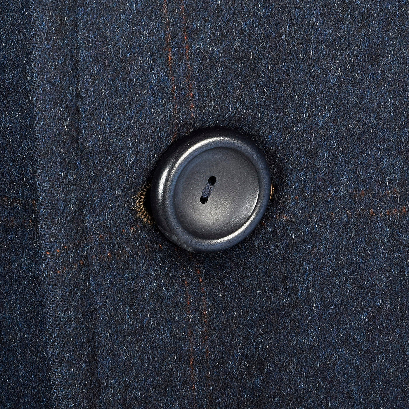 1960s Mens Navy Blue Car Coat