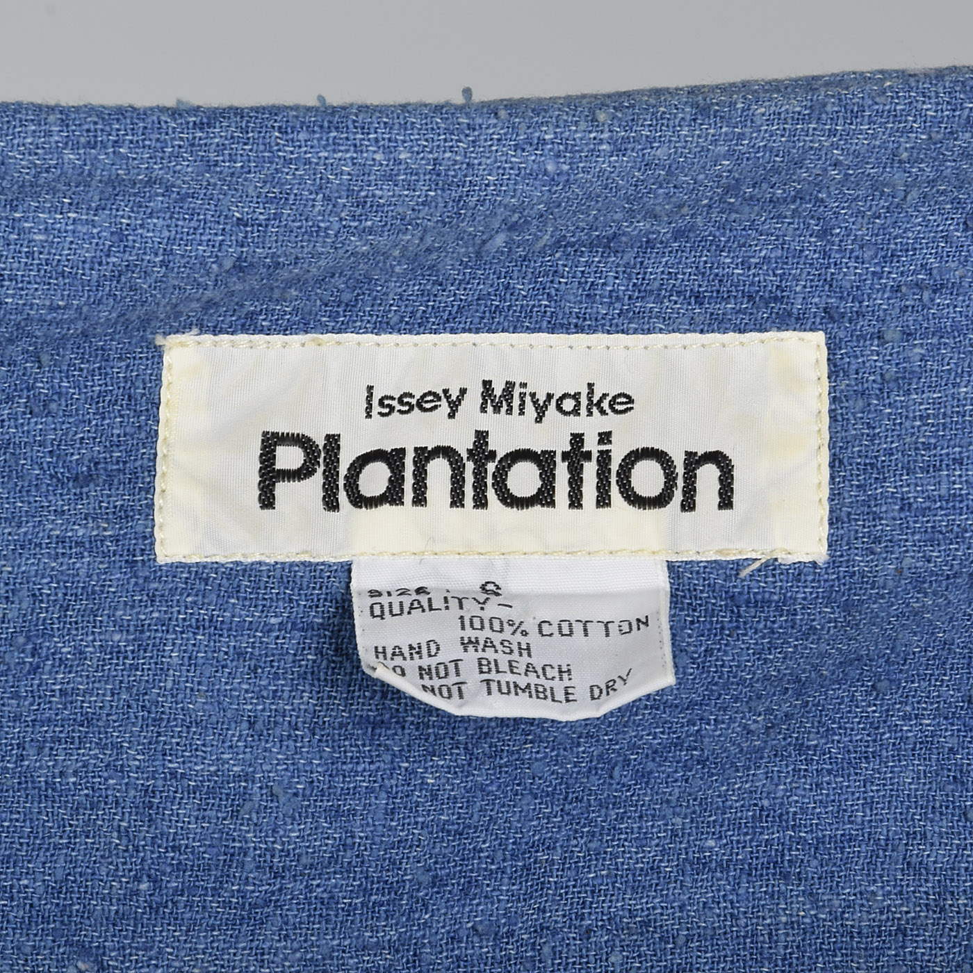 1990s Mens Issey Miyake Plantation Two Piece Chambray Suit